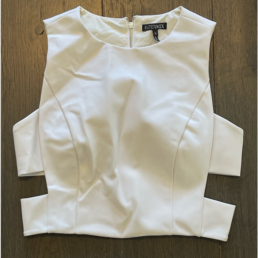 INTERMIX White Sleeveless Top
